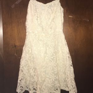 White lace dress